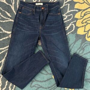Madewell Dark Blue Skinny Jeans